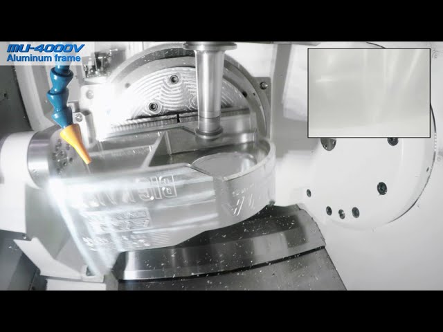 hyperMILL 5-axis Machining: Aluminum Frame | Okuma | Emuge Franken