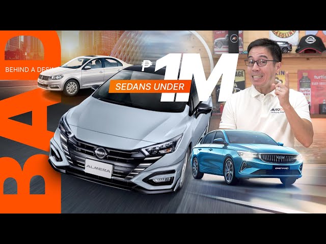 Top 10 Sedans In The Philippines Under P1,000,000 | Behind a Desk