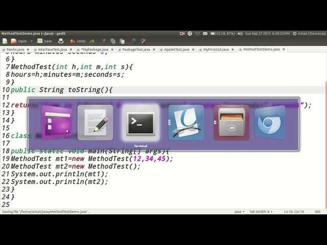 Java tostring method