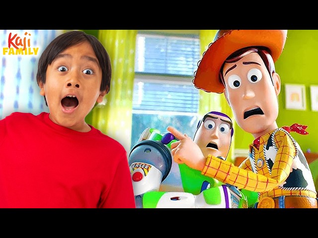 Ryan's best moments with Woody and Buzz to Celebrate Toy Story 5!