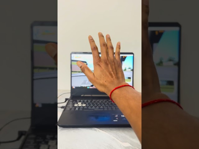 My hand became a steering wheel today #tech #programming #controller  #ai