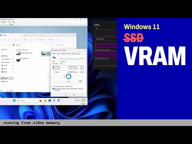 Running Windows 11 from a GPU