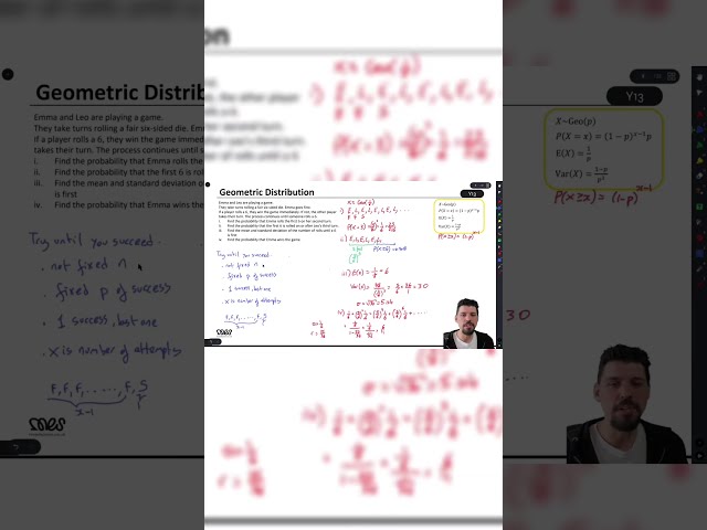 Negative Binomial Distribution | A Level Further Stats