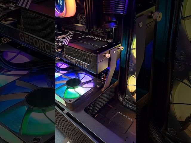 DIY - Custom GPU holder #gpu #rtx #geforce #gigabyte