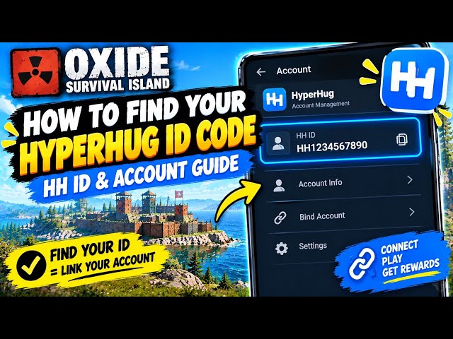 How to Find Your HyperHug ID Code in Oxide: Survival Island (HH ID & Account Guide) Tuto
