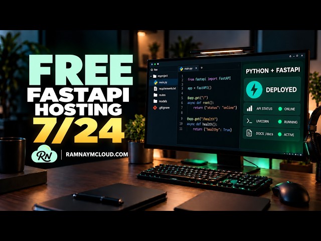 FREE FastAPI Hosting 7/24 | Deploy Your Python API