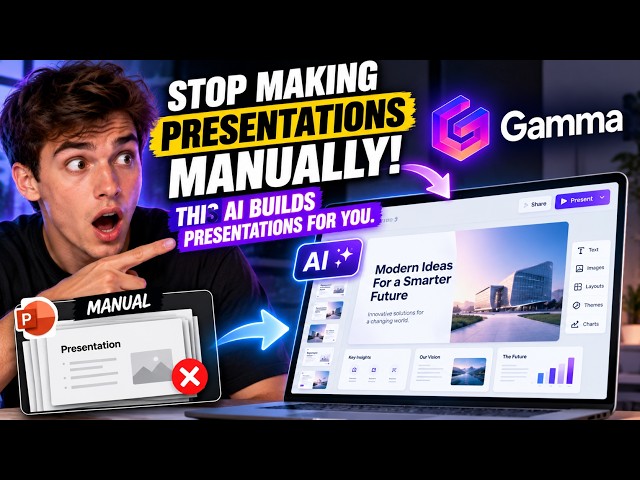 Stop Making Presentations Manually - This AI Builds Presentations for You