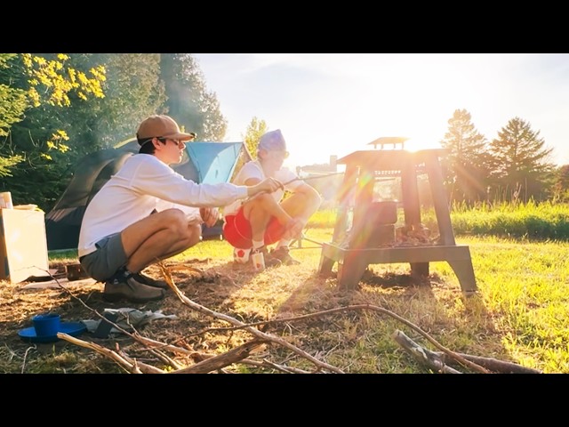 ASMR Camping Sounds - Relaxing at Gary's Farm🧑‍🌾Ambience for Sleep, Focus, and Meditation (NO MUSIC)