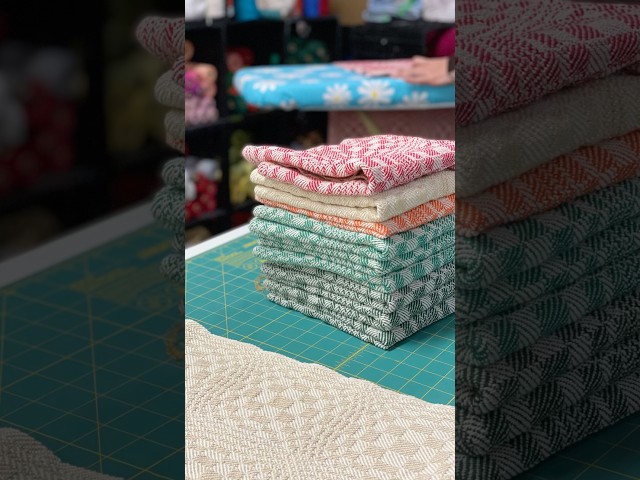 I can't choose between these tea towel colors. HELP #loom #colors