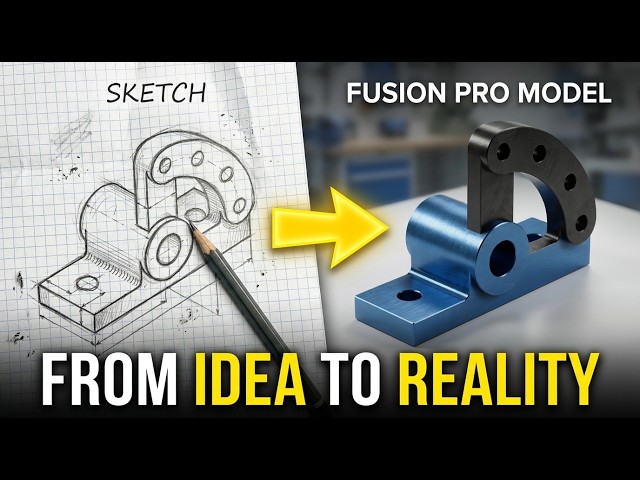 Fusion 360 From Zero | Beginner  Exercise #161