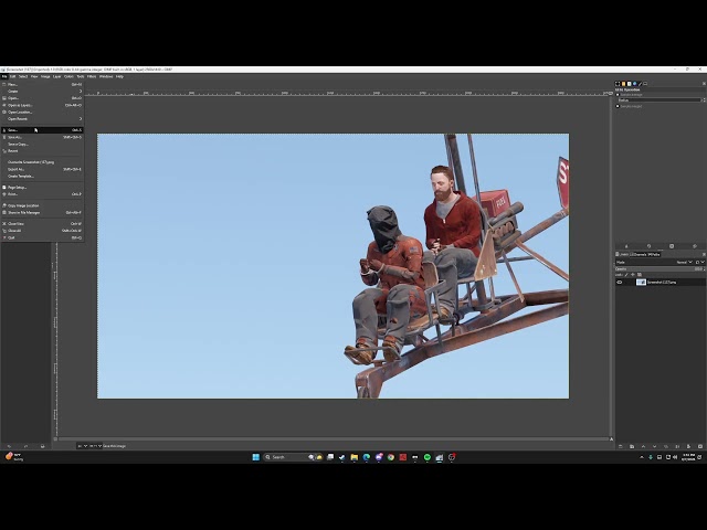 How To Convert A File To PDF in GIMP