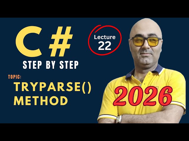 C# TryParse method – Beginner Friendly Tutorial –  Csharp programming 2026