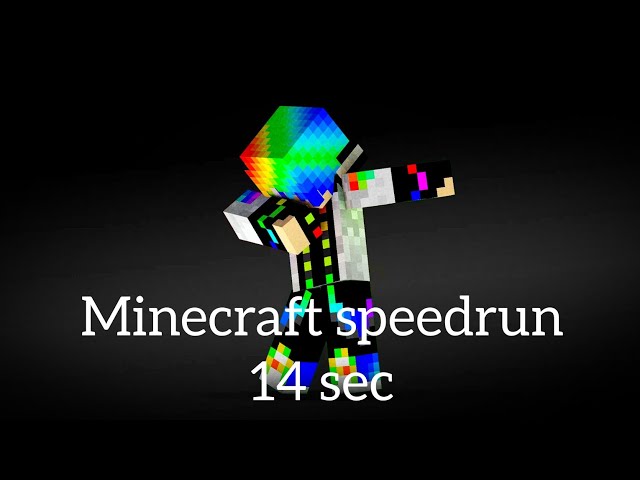 Minecraft Speedrun in Creative
