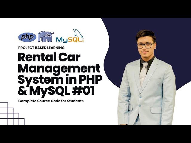 Rental Car System in PHP MySQL | Admin Dashboard + Users CRUD + Categories CRUD