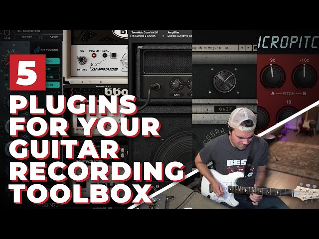 5 Guitar Plugins for Your Recording DAW Studio
