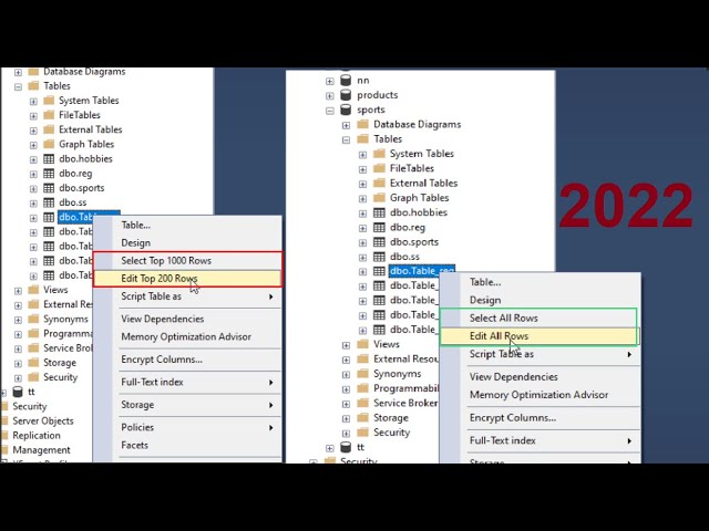 SQL Server 2022 | Change Select Top 1000 & Edit Top 200 Rows💻 Step by Step Tutorial for Beginners