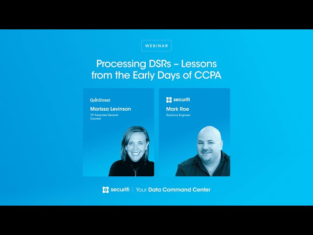 Real-World Insights on CCPA DSR Processing and Compliance