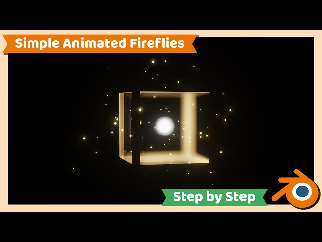 Blender Tutorial :  Animated Fireflies in Blender 3