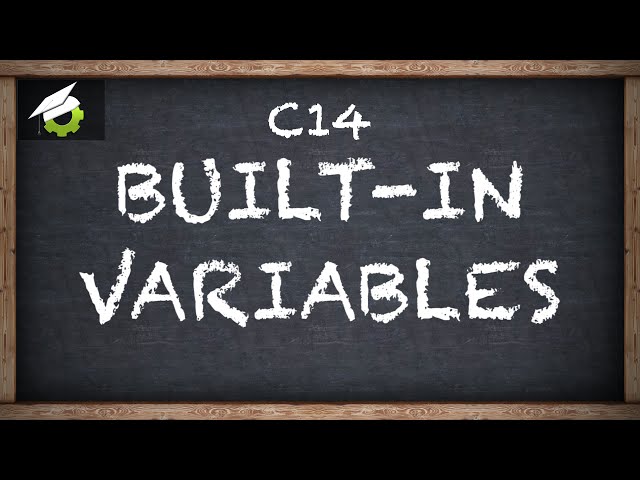 C14 - GameMaker: Studio - Built-In Variables