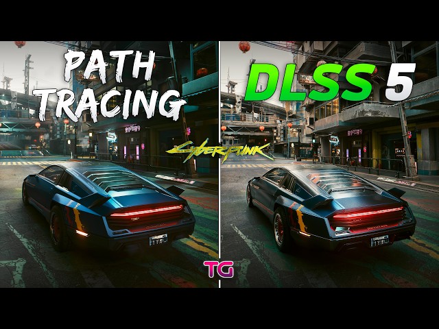Path Tracing vs DLSS 5 - Graphics & Performance Comparison in Cyberpunk 2077