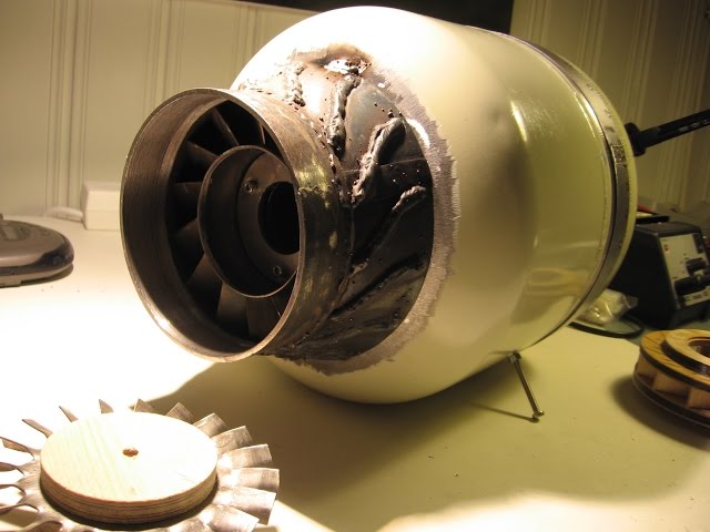 Homemade Jet engine FD3 scale 2:1 !