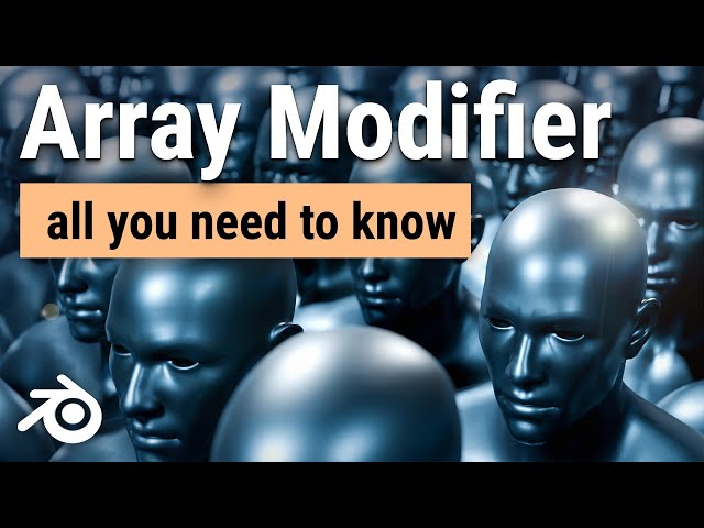 Array Modifier - Blender Tutorial for Beginners - Basics
