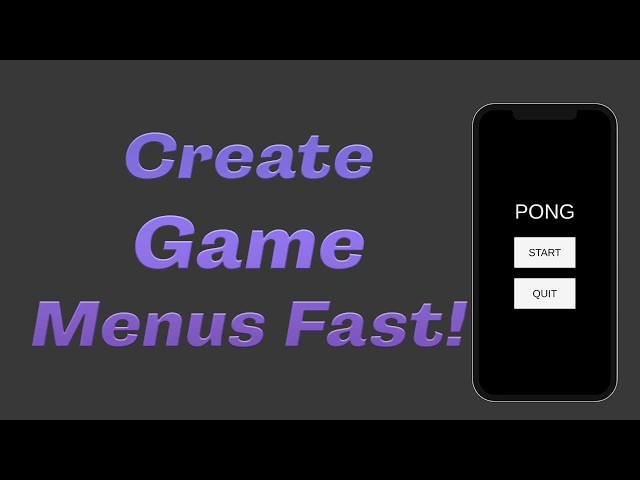 How to Build a Main Menu and Game Over Screen for Your Unity Game