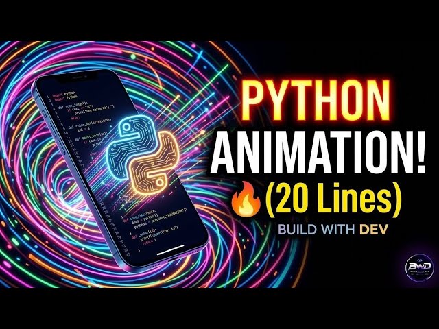 Create Stunning Animations with Python in 5 Minutes! 🚀 (Python Turtle Project)