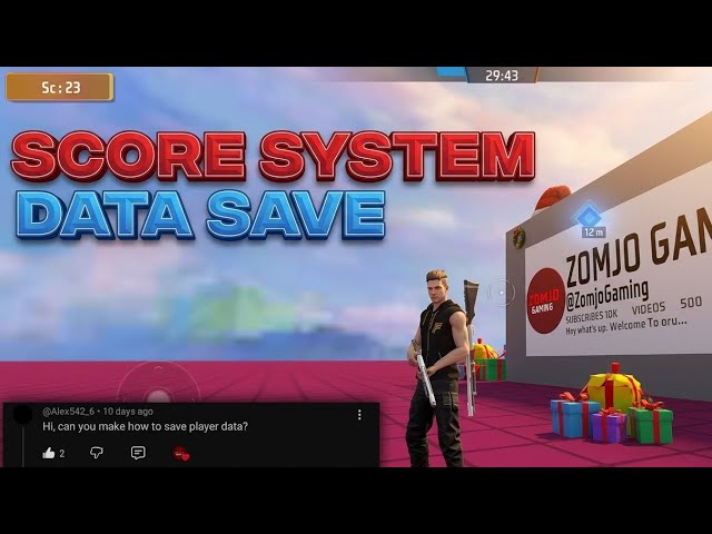 Free fire craftland score system script zomjo gaming | free fire craftland | data seve script ffmc