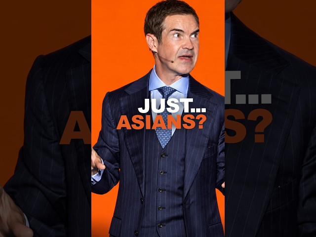 "Asians"... Discuss. #jimmycarr #crowdwork #hecklers #standupcomedy