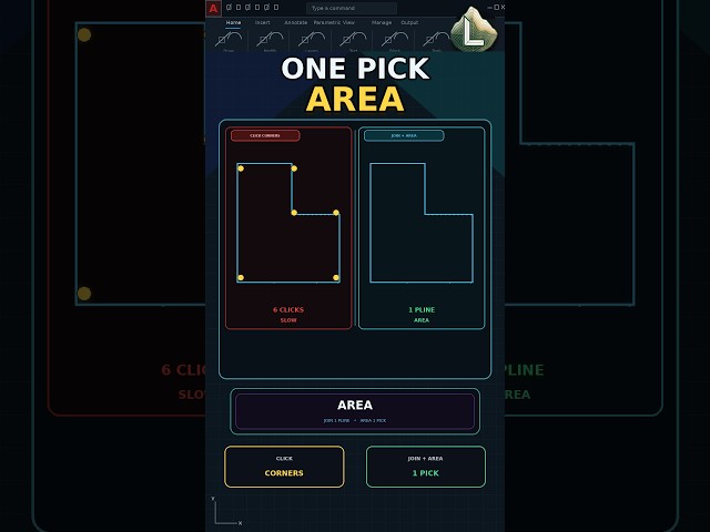 Find Area in AutoCAD with AREA