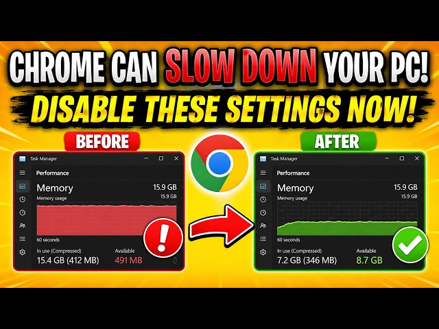 Google Chrome Secretly Killing Your PC Speed! Disable THESE SETTINGS NOW!