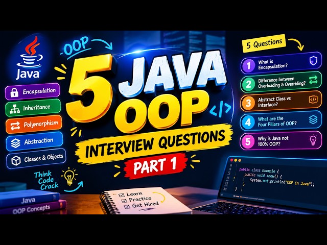 5 Java OOP Questions That Expose Your Real Interview Level 😱 | Part 1
