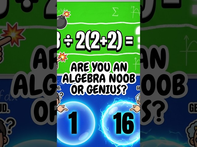 The Math Problem That Divided The Internet! 🤯 #shorts