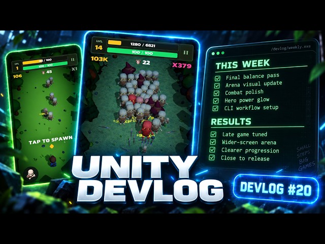 Final Balance and Polish in My Unity Mobile Game | Devlog #20