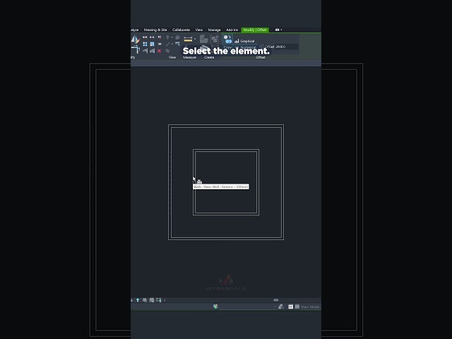 Revit Tutorial: How to Use Offset