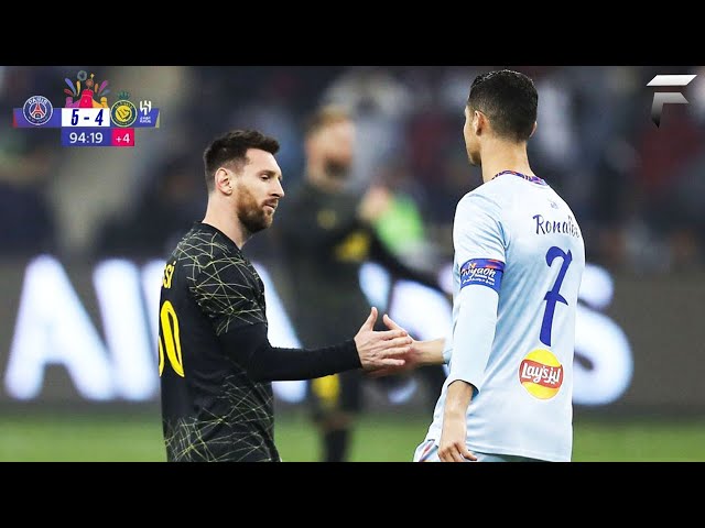 THE DAY MESSI AND CRISTIANO RONALDO MET FOR THE LAST TIME AND IMPRESSED THE WORLD