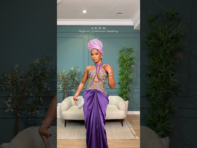 Wedding guest 💜 #grwm