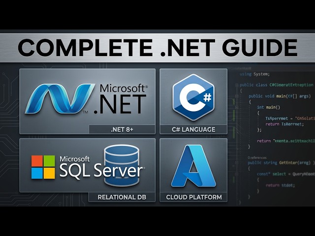 Back-End Development with .NET – Taught by Microsoft