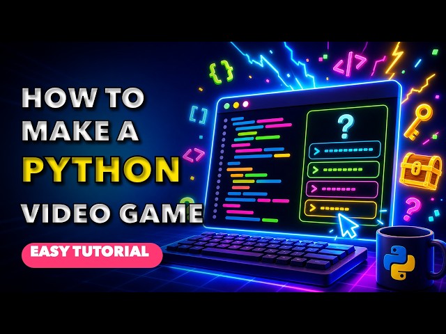 How to Make a Python Video Game | Text RPG (Really fun to play!)