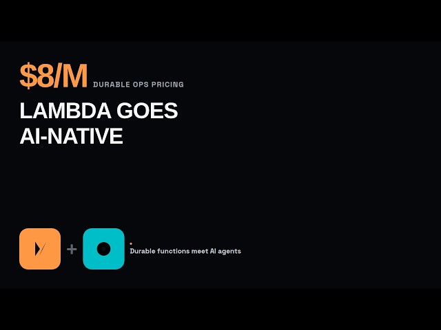 AWS Lambda Durable Functions + Pydantic AI — The Cloud Is Becoming an AI Agent Runtime