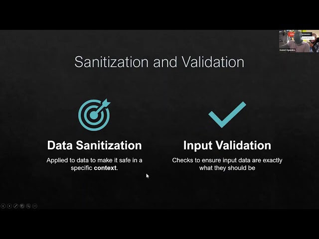 Secure Coding Input Validation and Data Sanitization
