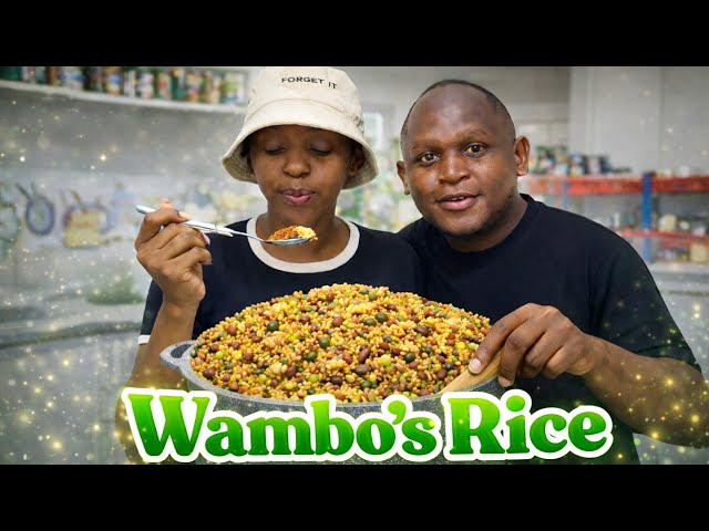 Finally Cooked Wambo Ashley Rice Recipe With Yellow Beans😍