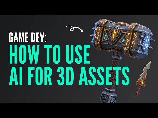 AI 3D Models for Games: Full Pipeline from Generation to Engine (2026)