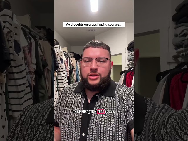 Are dropshipping courses a scam?
