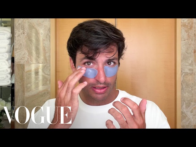 F1 Driver Carlos Sainz’s Race Day Wellness Routine | Beauty Secrets | Vogue