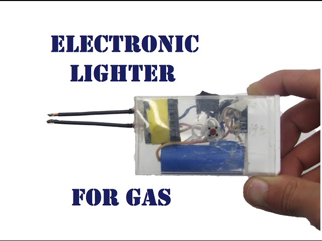 How to do an electronic arc lighter with own hands