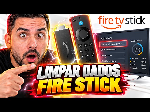 Como Limpar os Dados da Fire Stick Android: Procedimento Simples IPTV #FireStick #IPTV