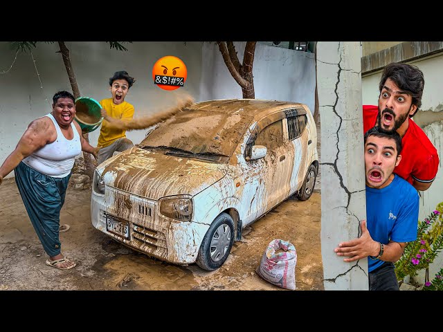 I CAN’T BELIEVE!! MUNNA DESTROYED OUR CAR LIKE THIS 🤬 | MISHKAT KHAN 
