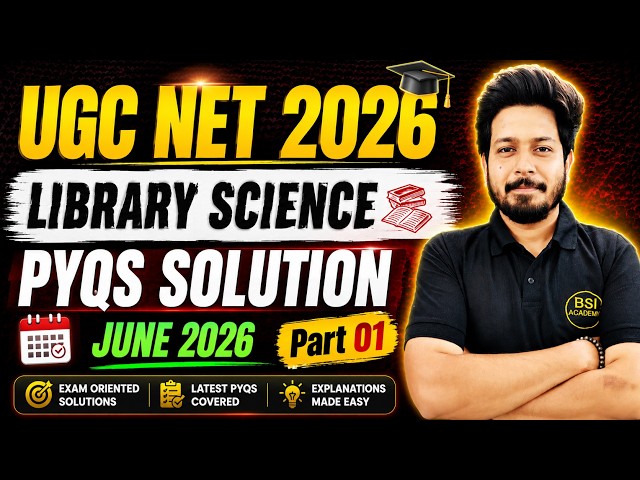 UGC NET Library Science June 2026 Paper Solution | ugc net june 2026 library science paper solution